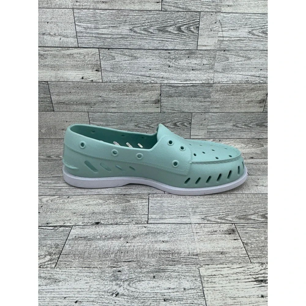 Sperry Top Sider Boat Shoes Slip On Teal‎ Aqua Men Size 9M
